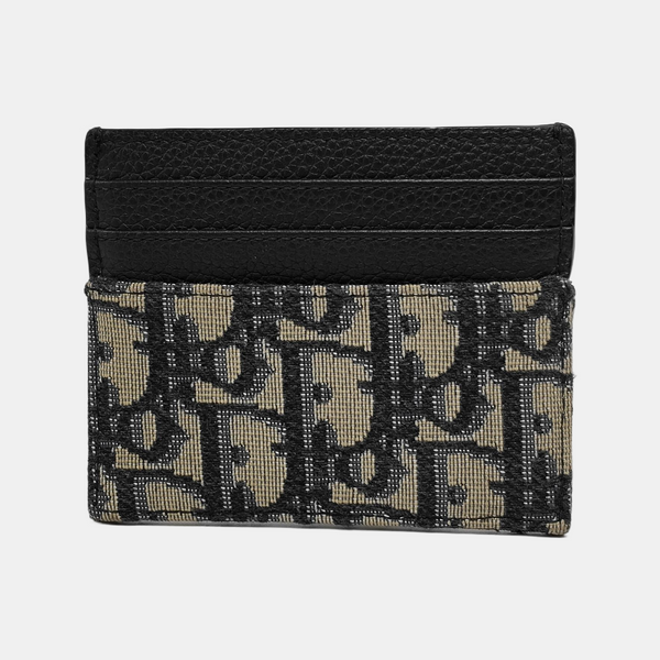 Oblique Calfskin Multicolor Card Holder