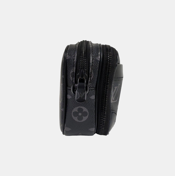 ALPHA Nano Monogram Coated Canvas Black