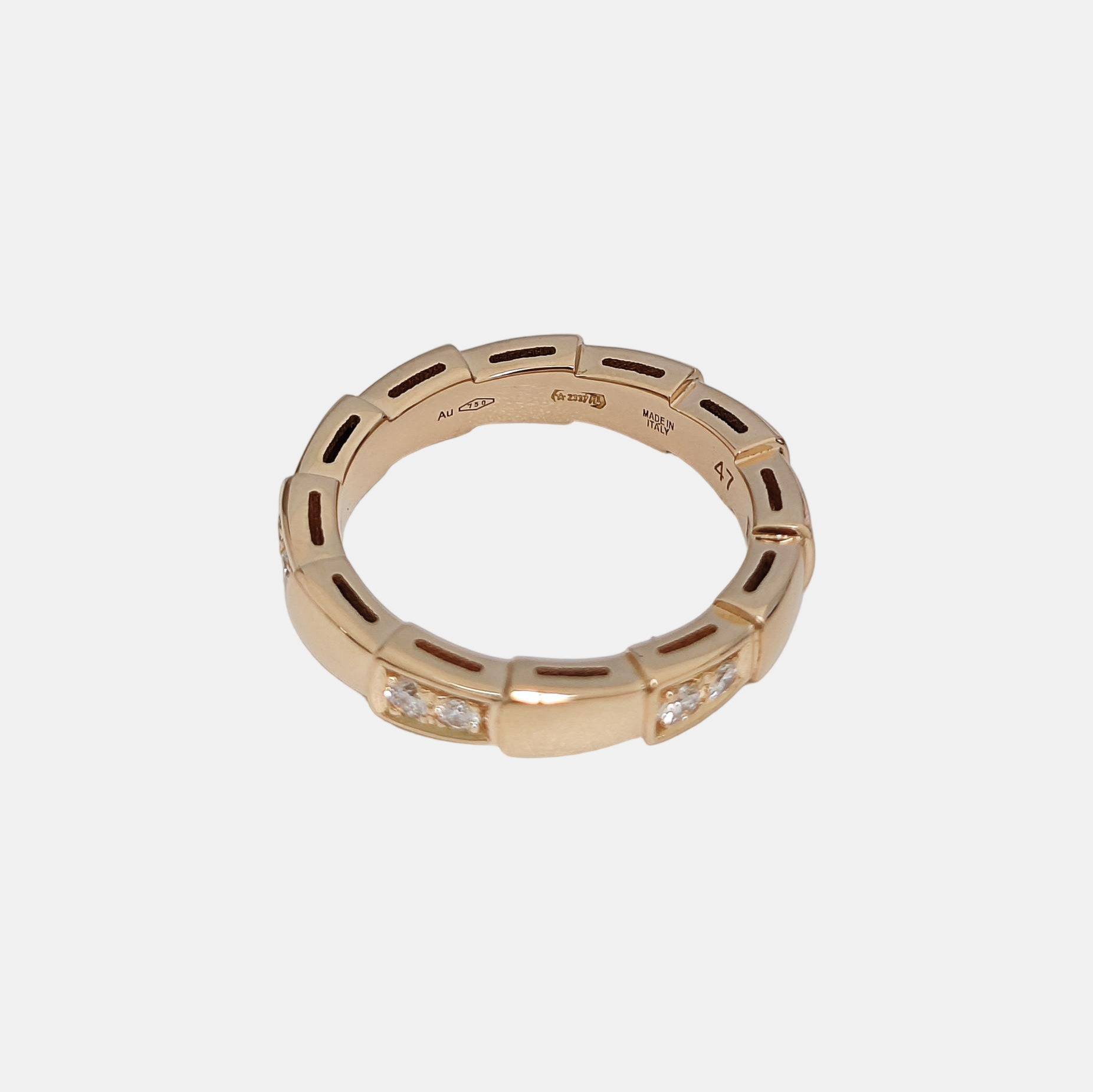 18k Rose Gold Ring EU 47