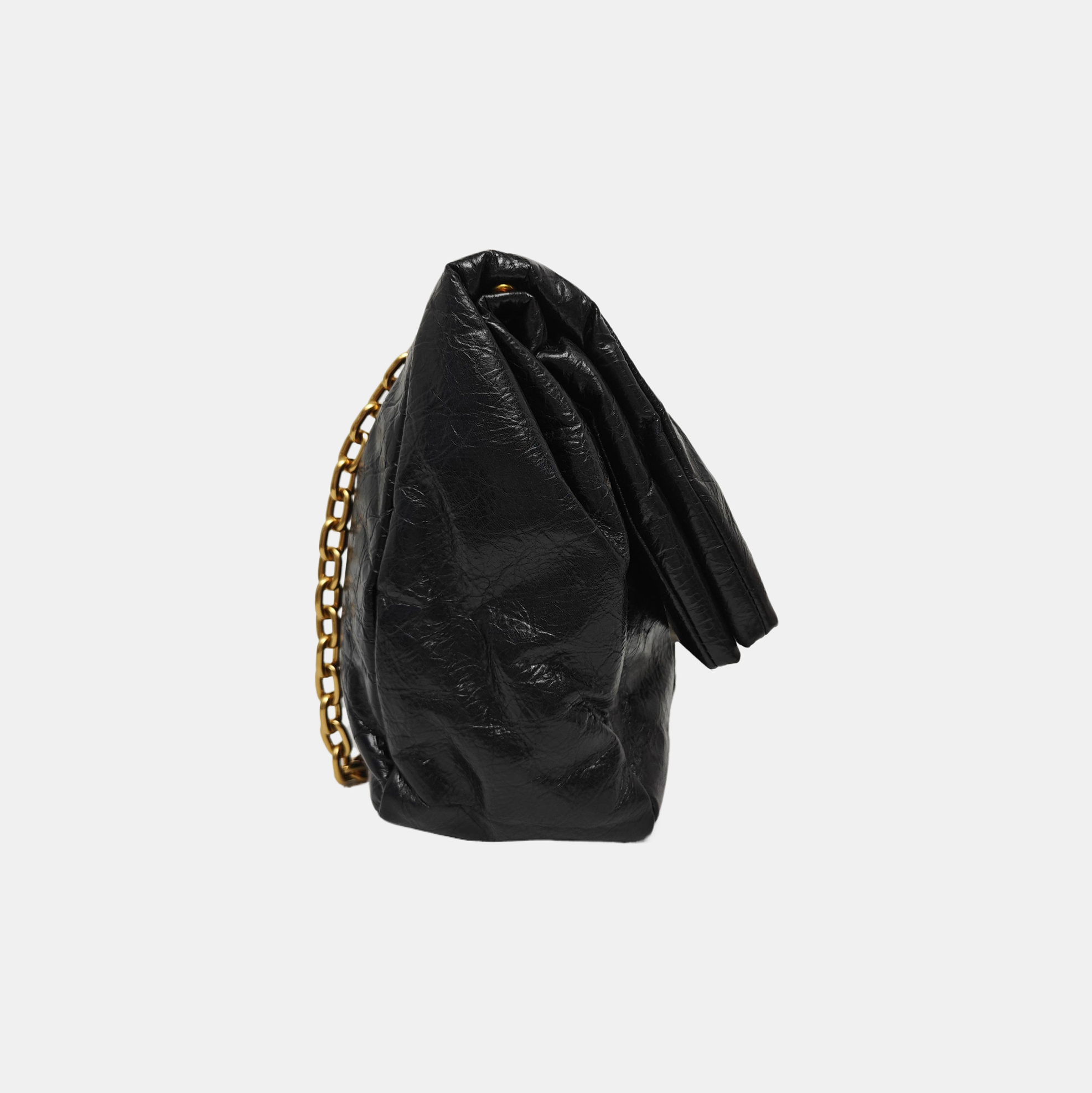 Monaco Medium Calfskin Black