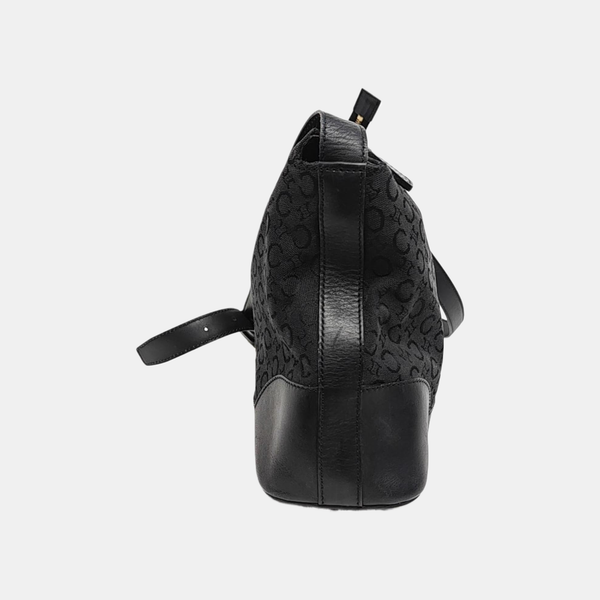 Canvas Shoulder Bag Black