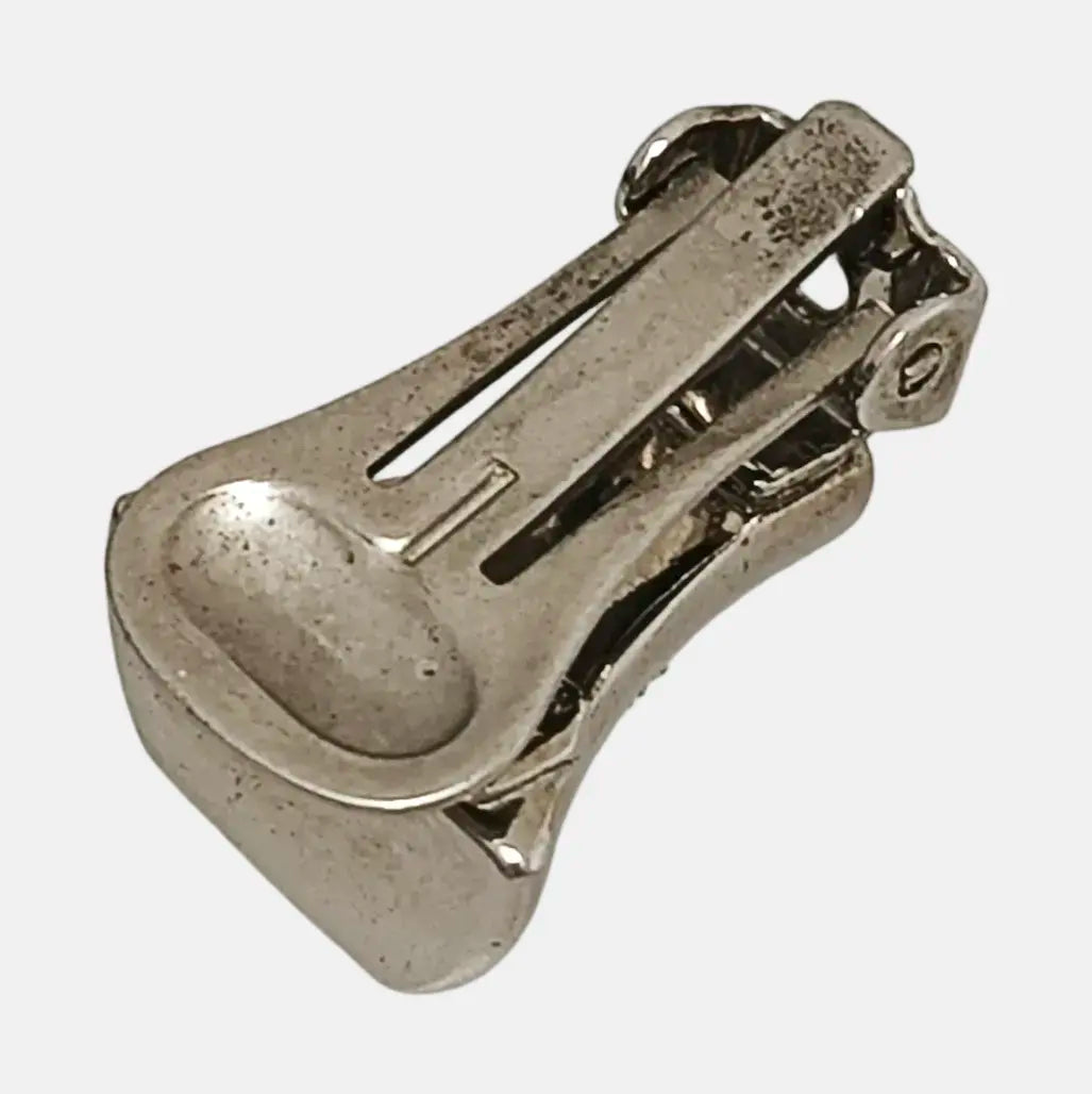 Metal Silver Clip On Earrings