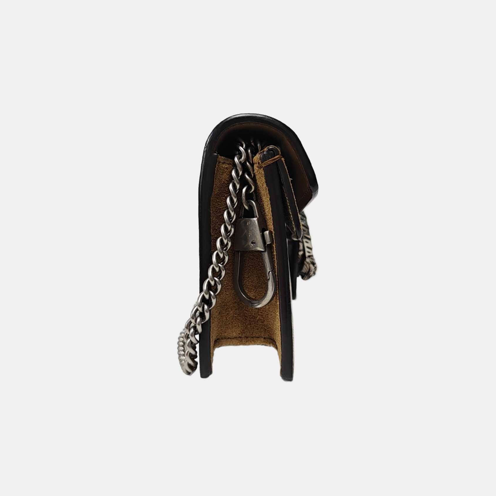 Dionysus Super Mini Monogram Lona Revestida Beige