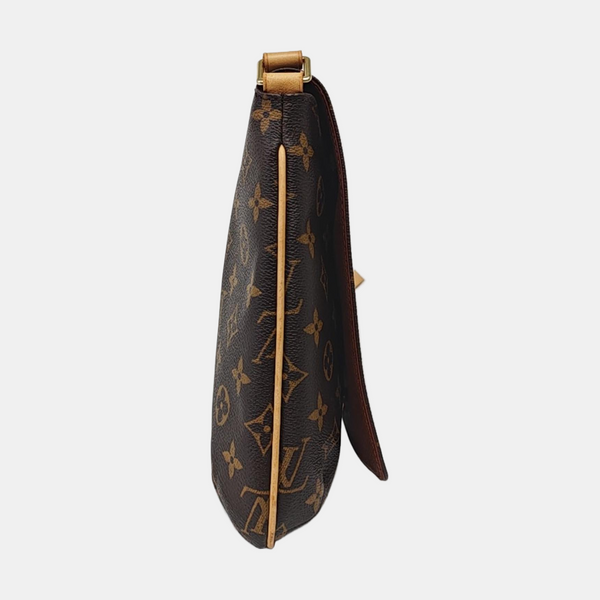 MUSETTE TANGO Monogram Coated Canvas Brown