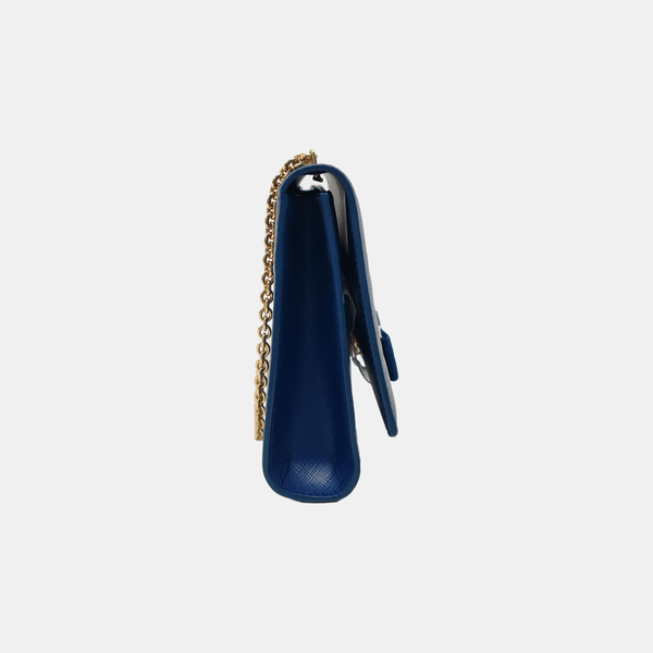 Ginny Calfskin Blue