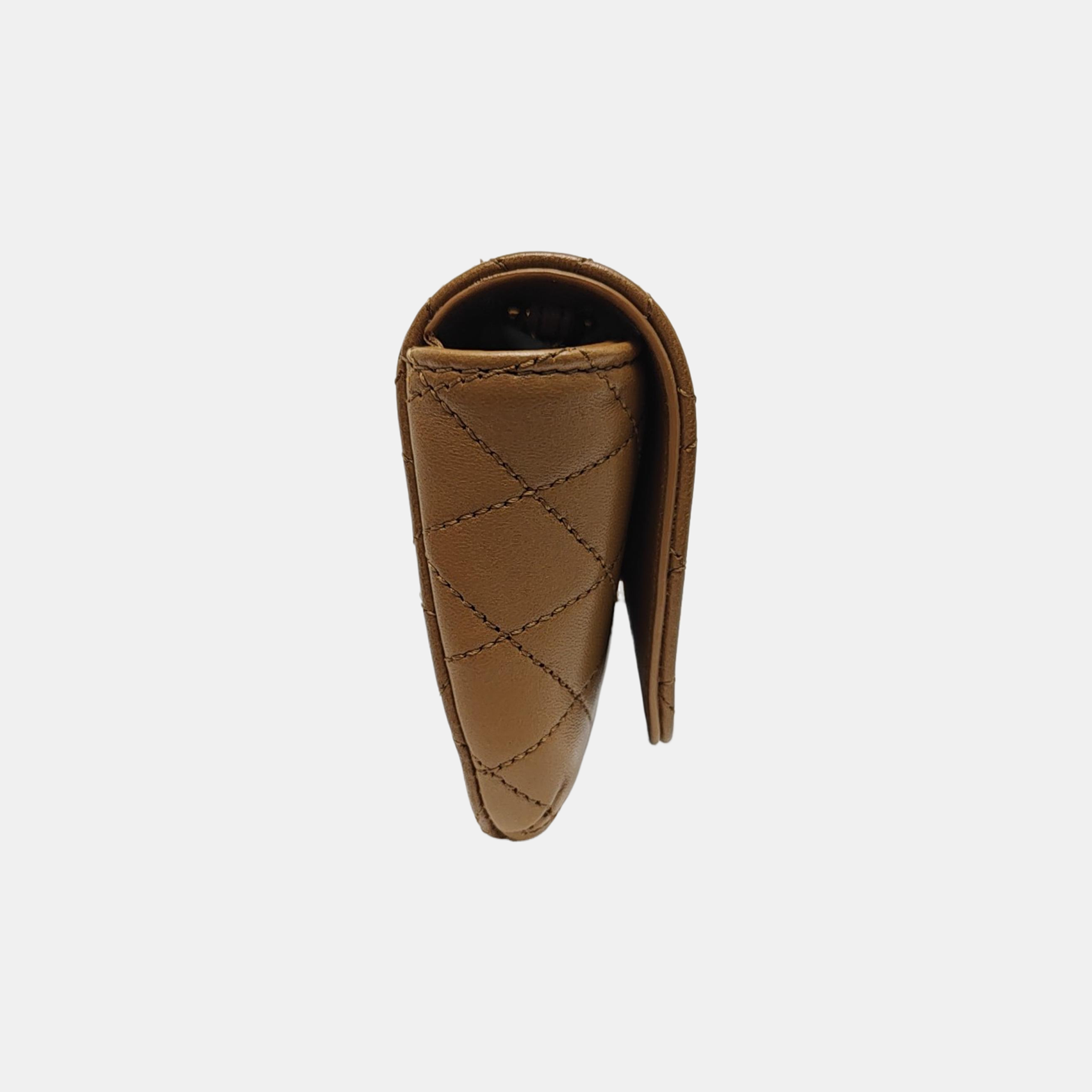 KATE SUPPLE Quilted Lambskin Brown