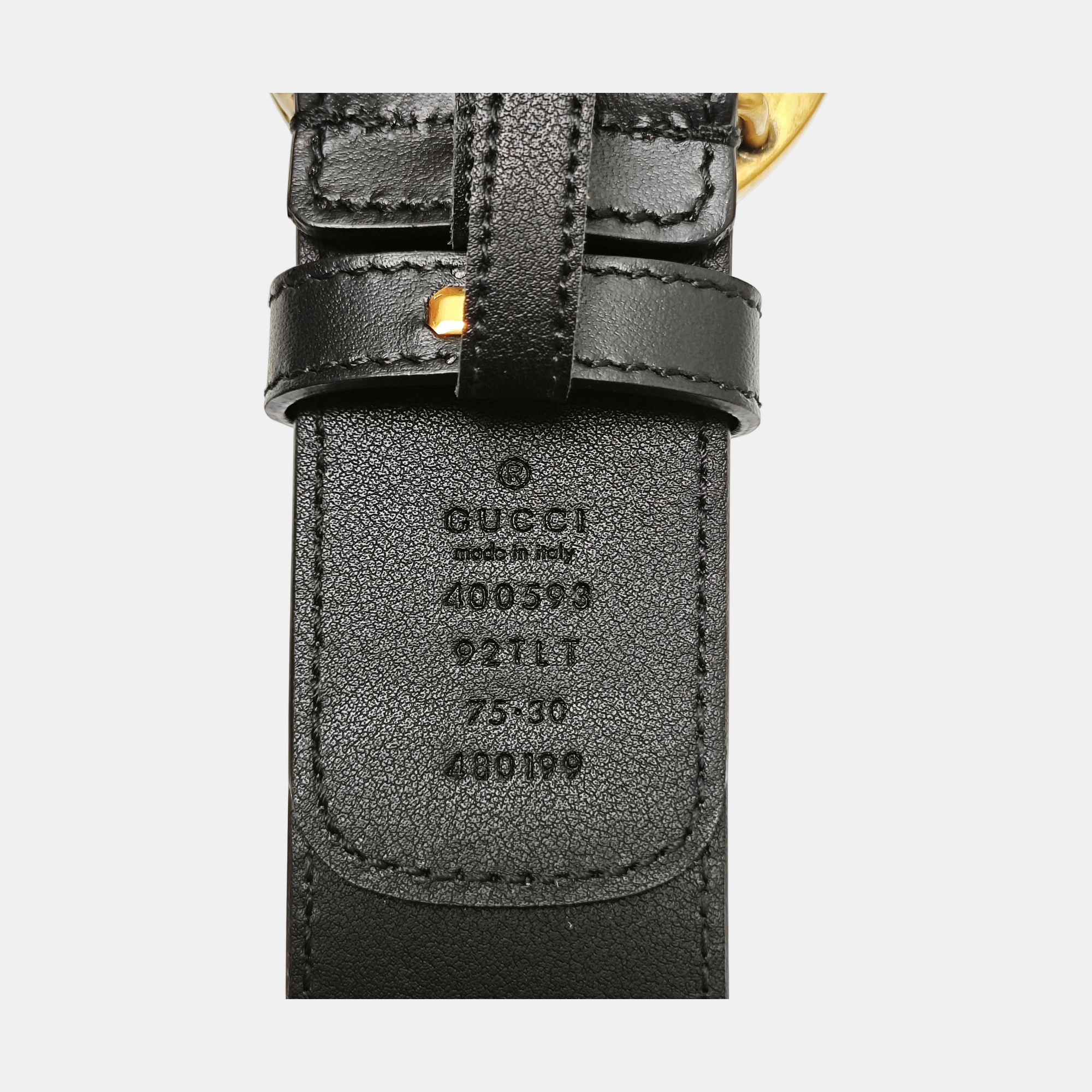 Leather Belt Beige