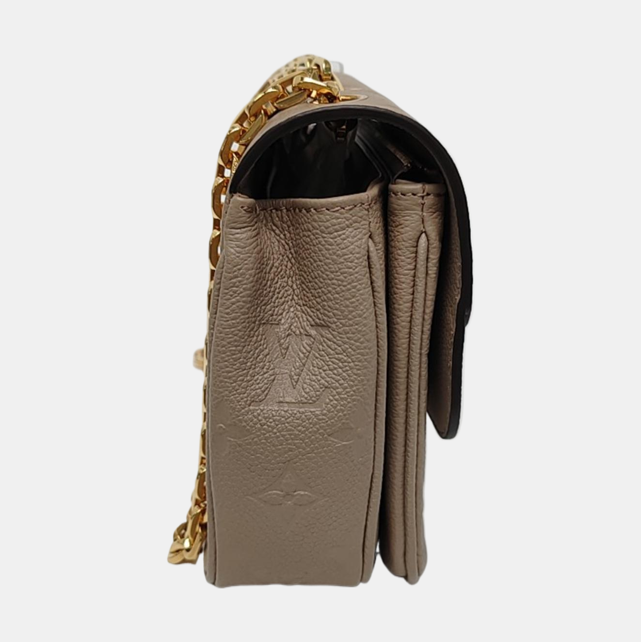 MARCEAU Monogram Calfskin Beige