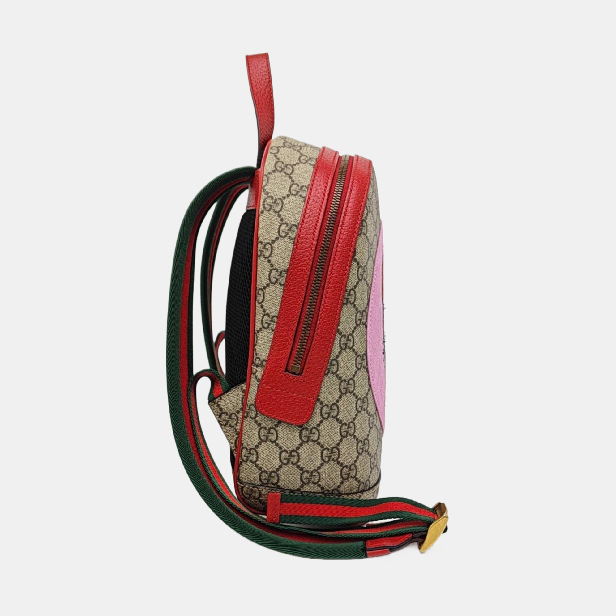 GG Supreme Monogram Coated Canvas Black