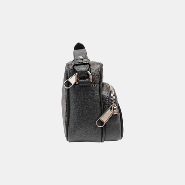 Ophidia Small Coated Canvas Gray