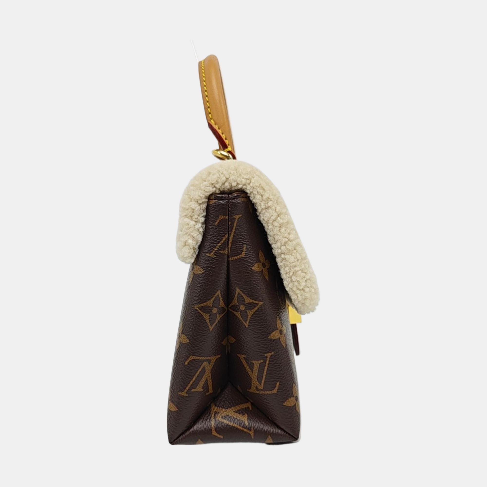 LOCKY BB Monogram Coated Canvas Brown
