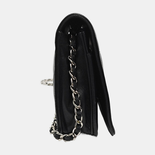 BOY CHANEL Mini Quilted Lambskin Black