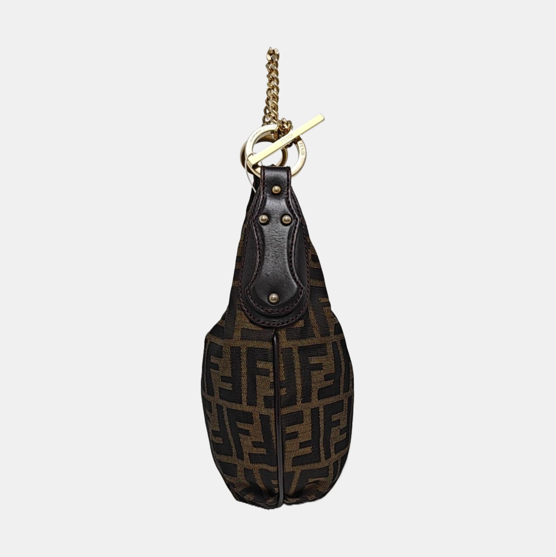 Canvas Top Handle Bag Brown
