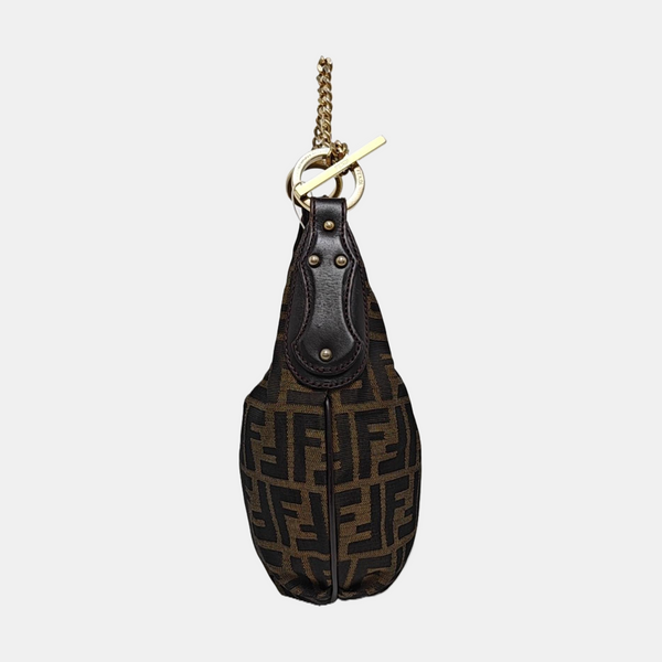 Canvas Top Handle Bag Brown