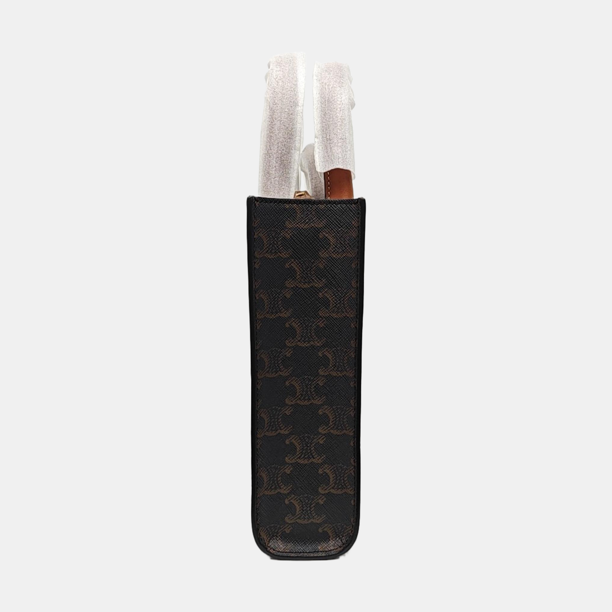 TRIOMPHE Mini Coated Canvas Brown