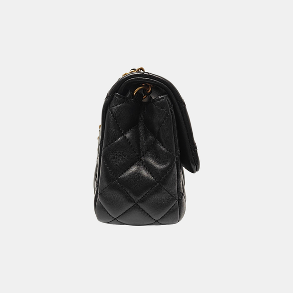 CLASSIC FLAP Mini Quilted Lambskin Black