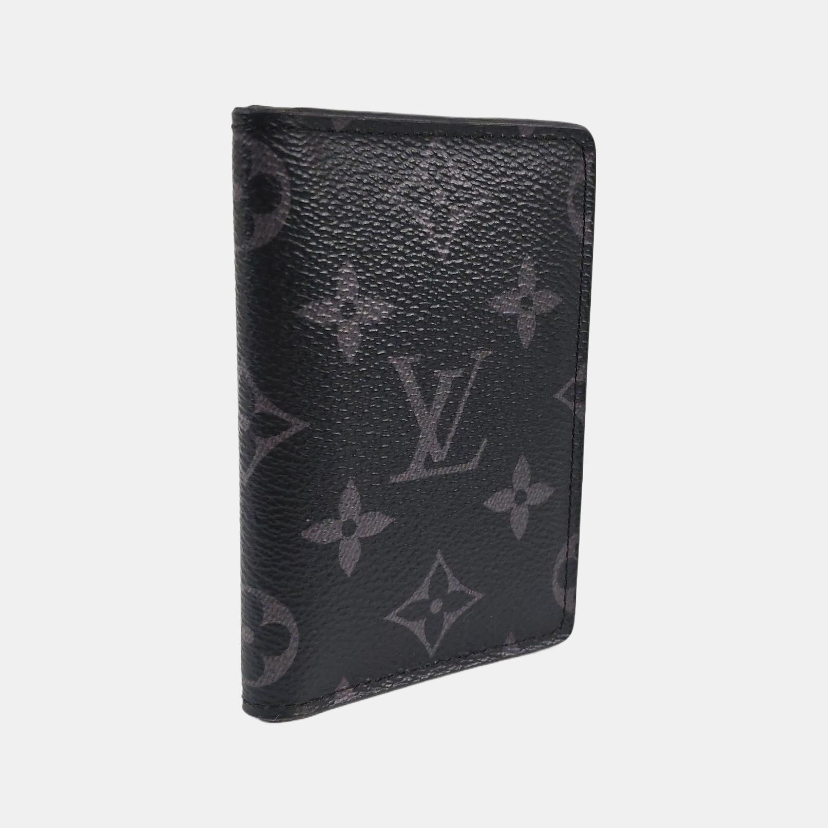 Monogram Coated Canvas Wallet Mini Black
