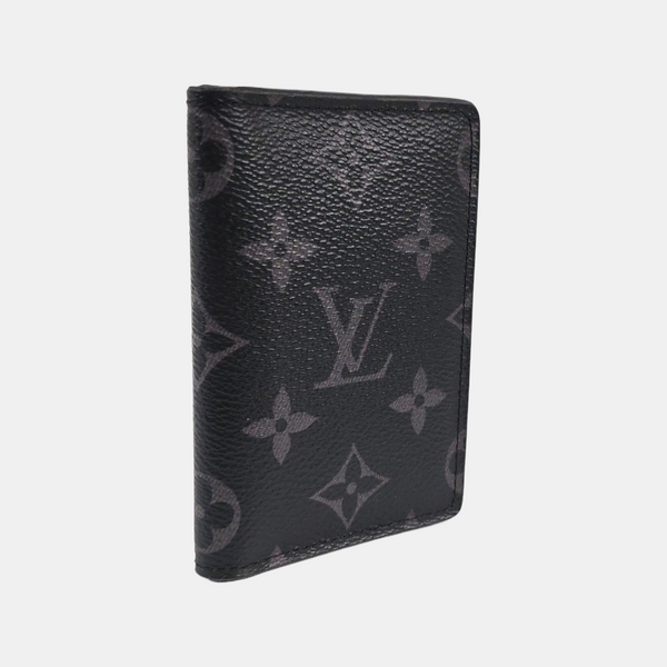 Monogram Coated Canvas Wallet Mini Black