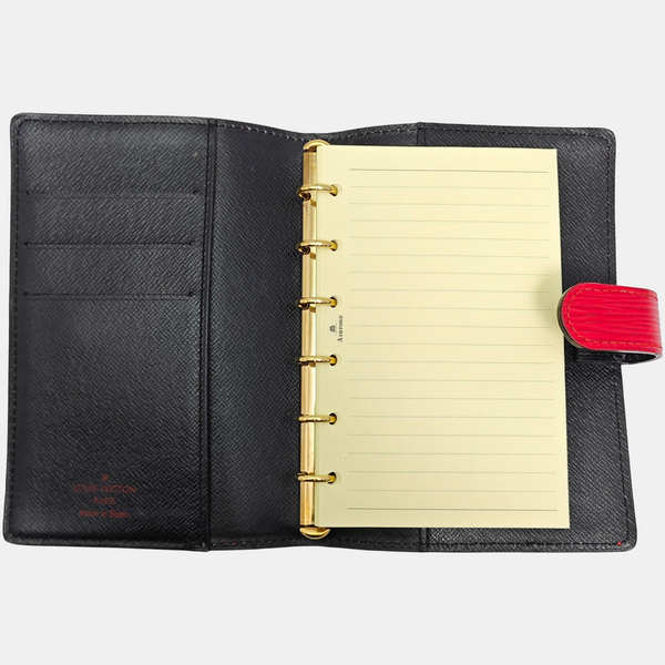 Leather Notebook Red