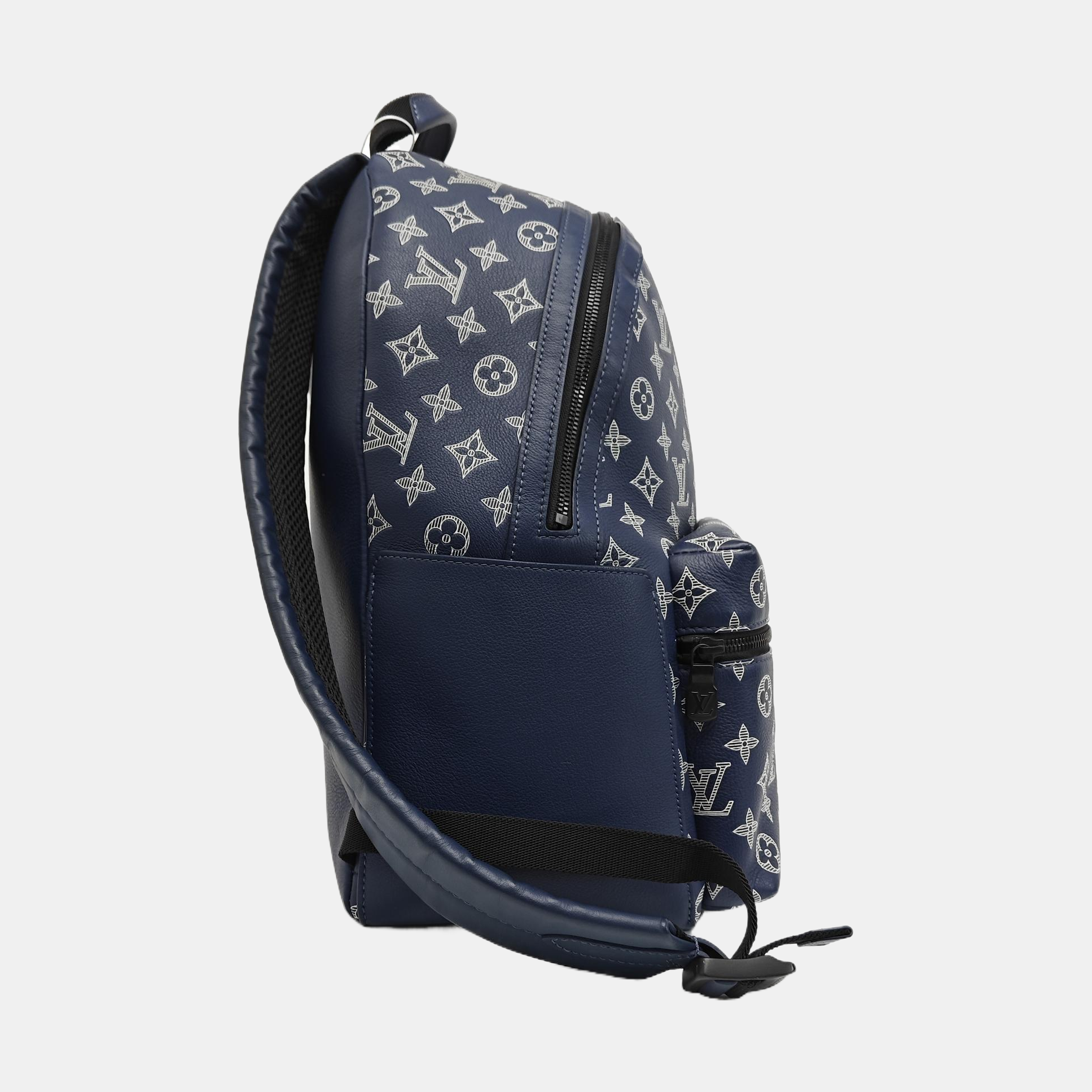 DISCOVERY Monogram Calfskin Blue