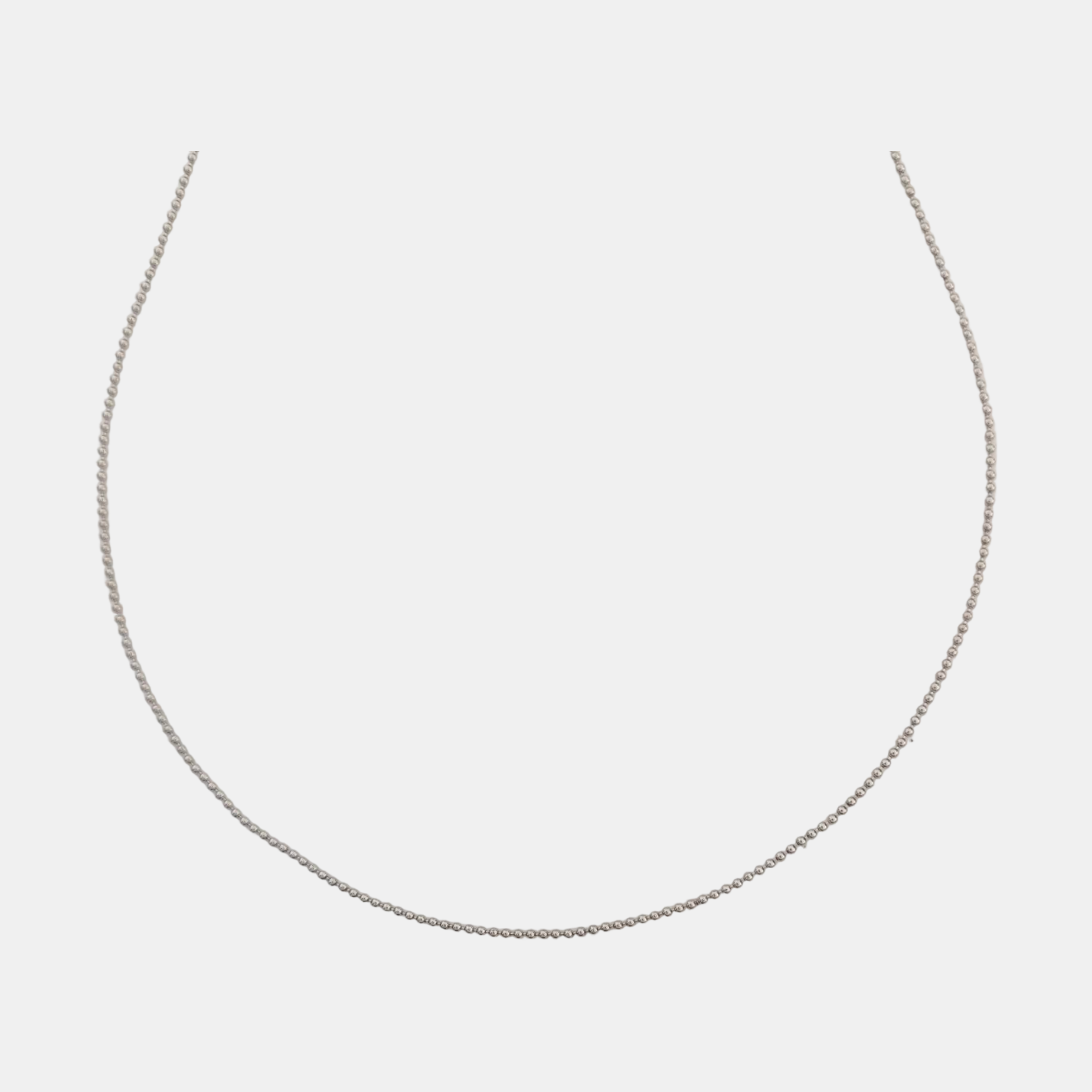 18k White Gold Silver Jewelry Set