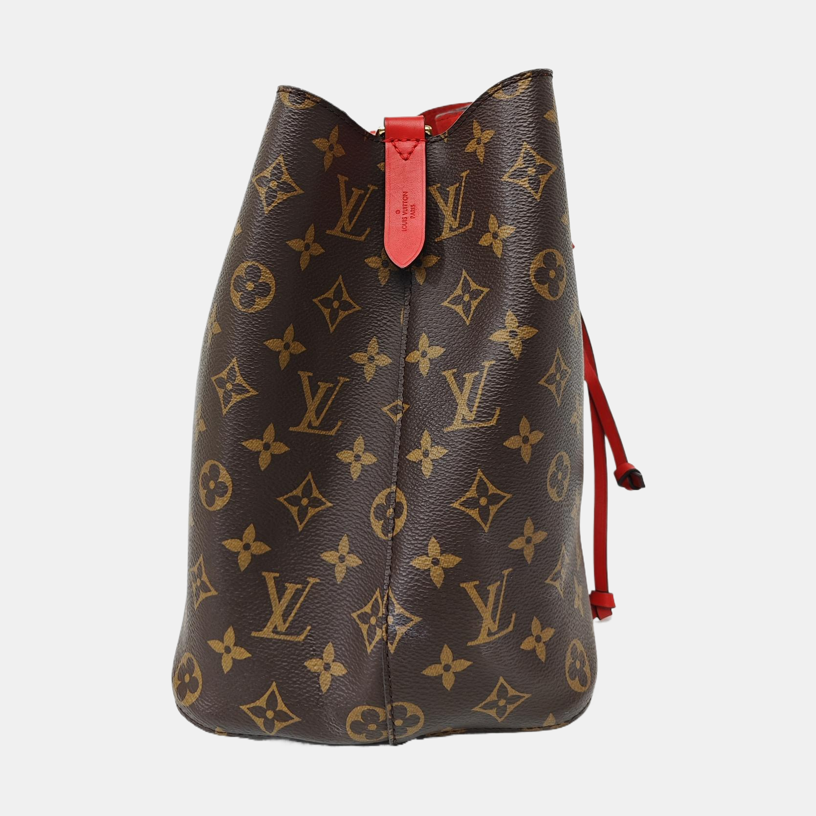 NÉONOÉ MM Monogram Coated Canvas Brown