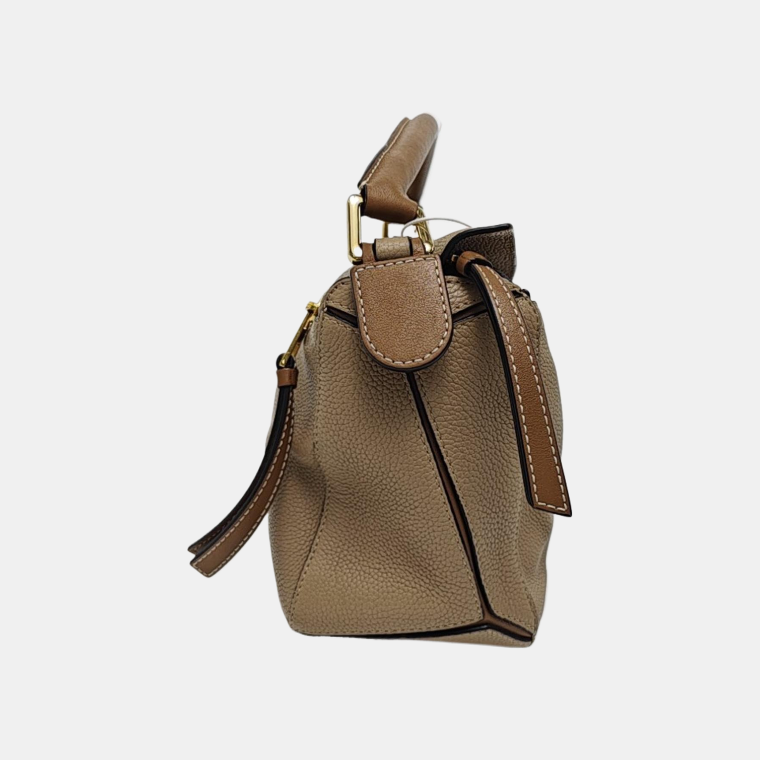 Puzzle Small Calfskin Beige