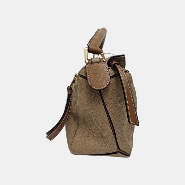 Puzzle Small Calfskin Beige