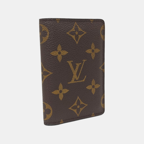 Monogram Coated Canvas Card Holder Brown