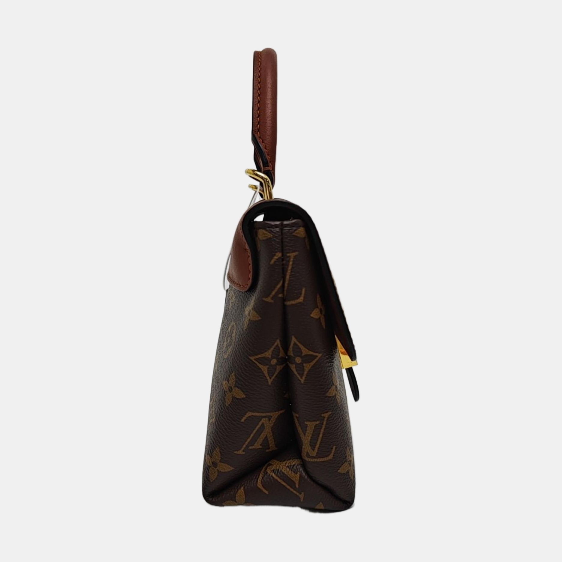 LOCKY BB Monogram Coated Canvas Brown