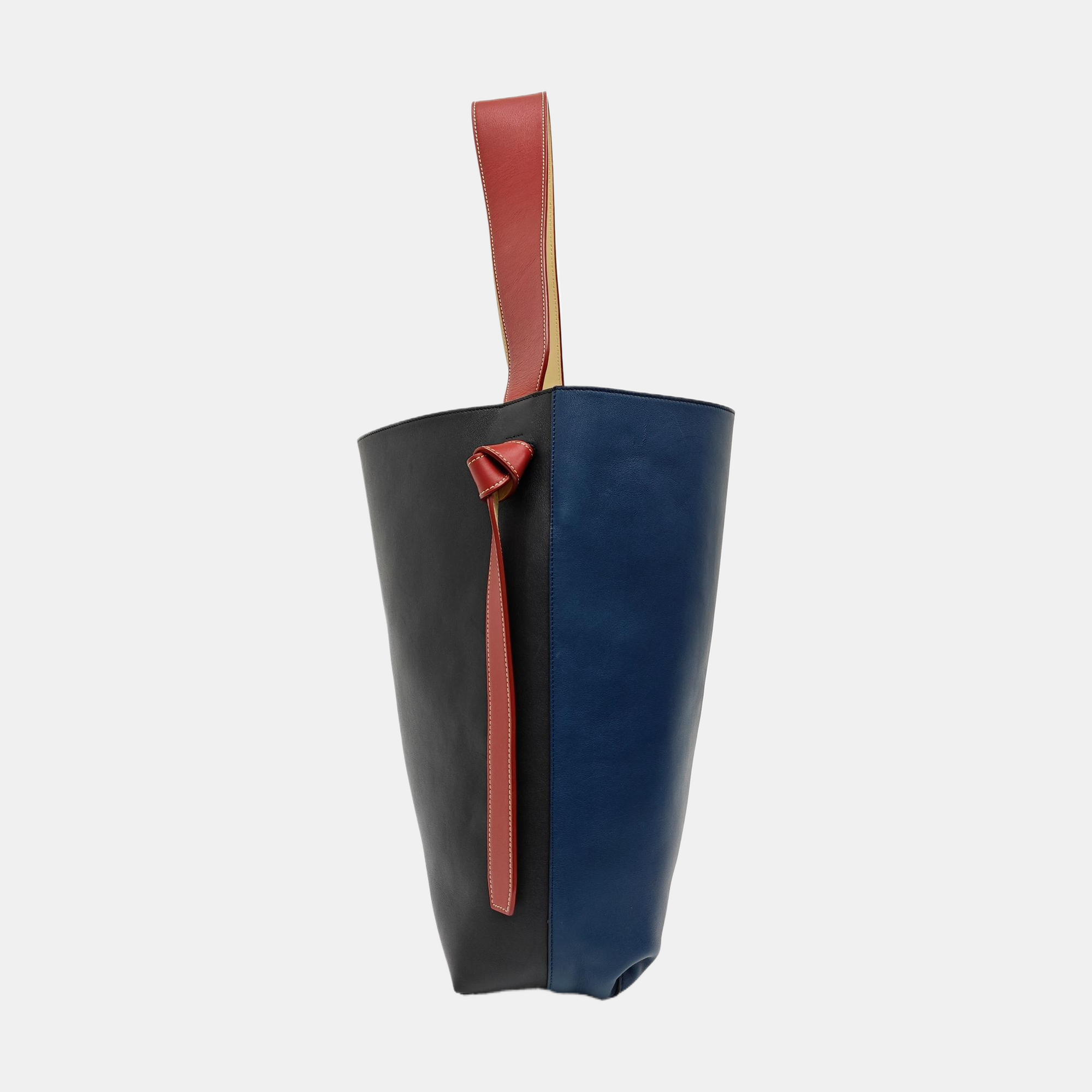 TWISTED CABAS Small Calfskin Blue