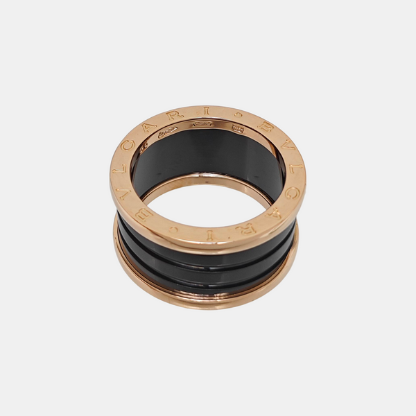B.ZERO1 18k Rose Gold Ring EU 56