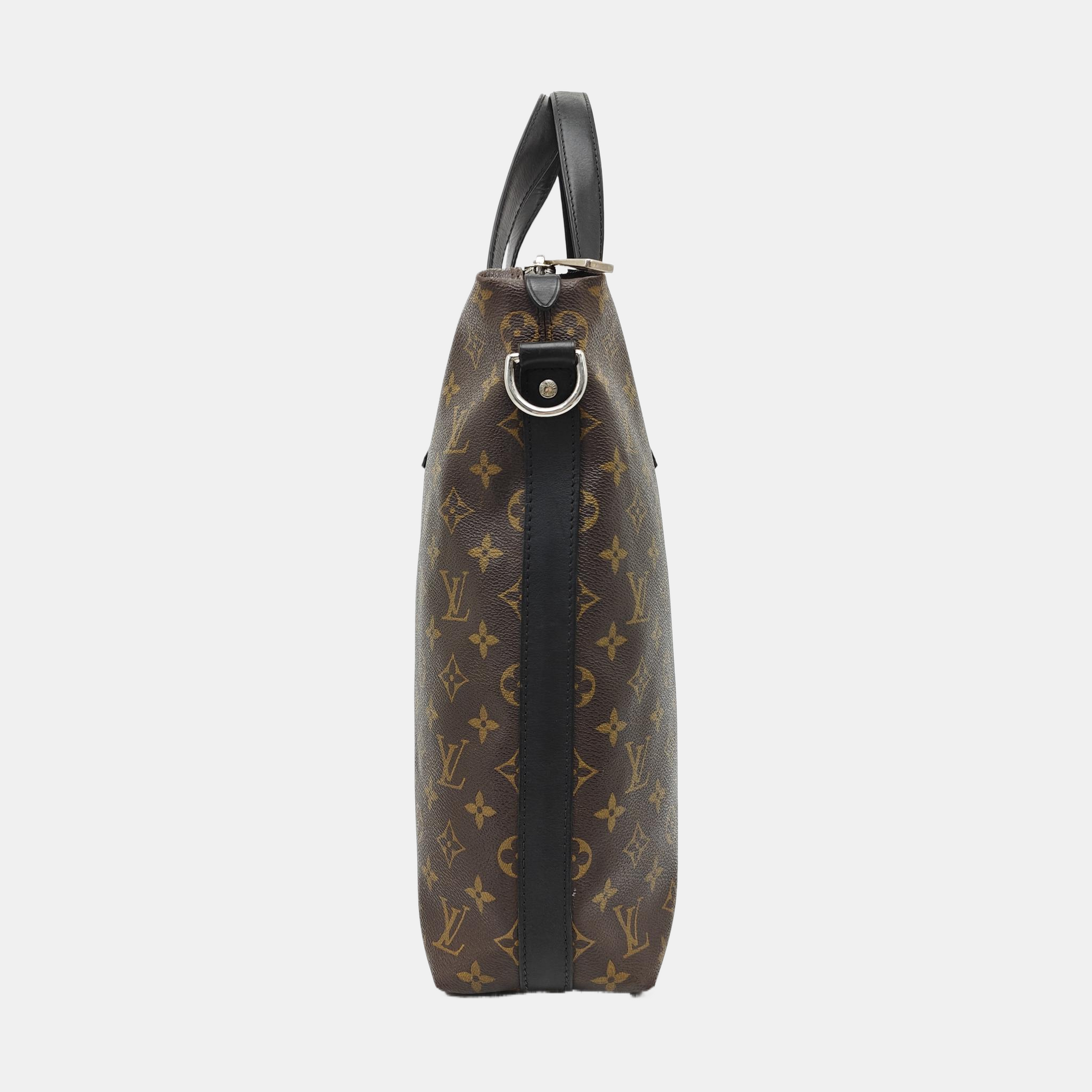 KITAN Monogram Coated Canvas Brown