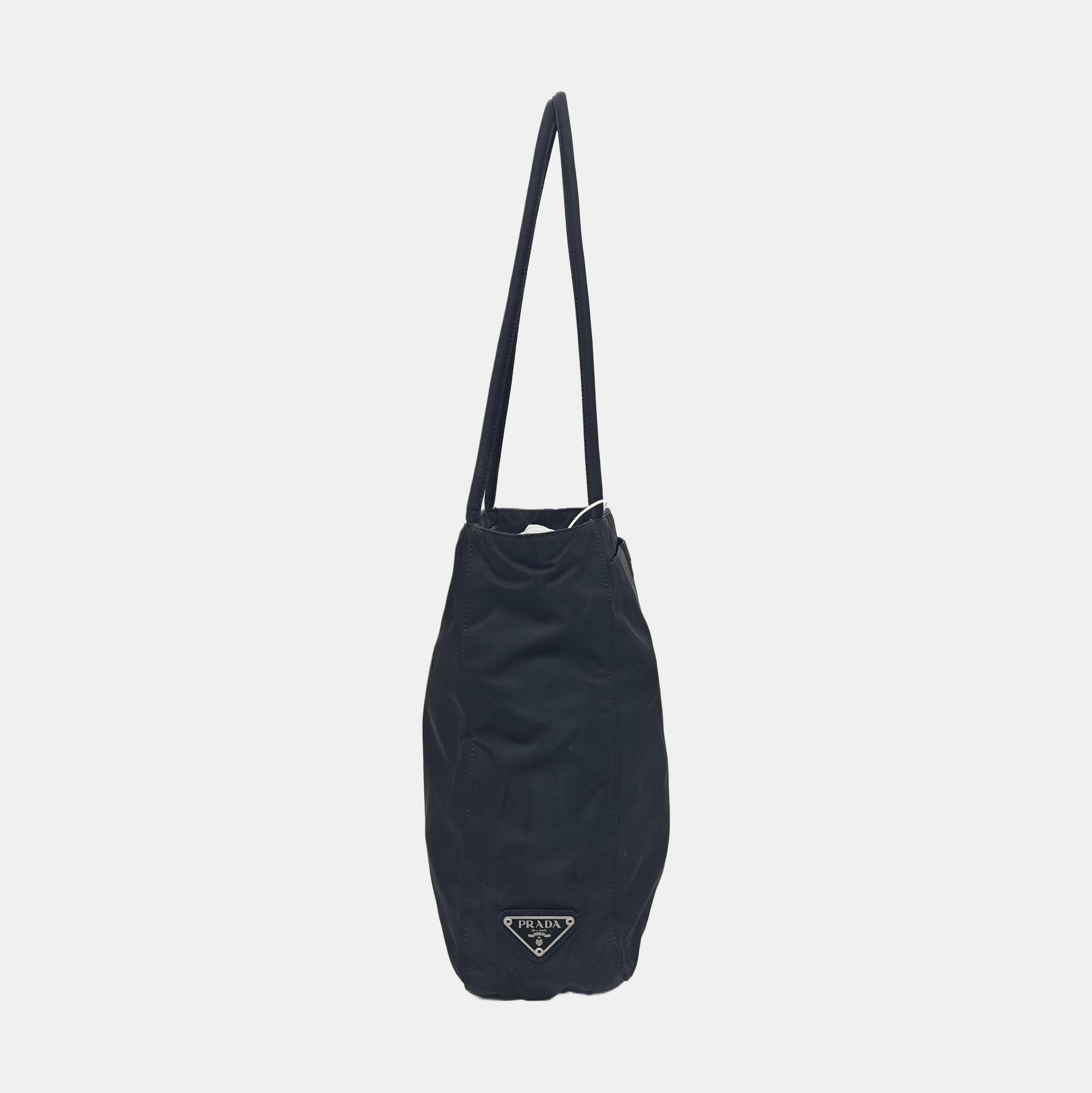 Nylon Tote Bag Black
