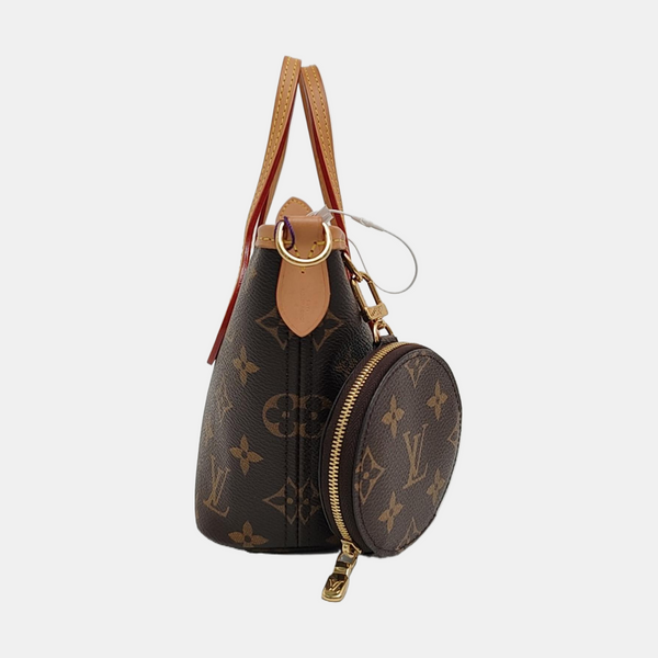 NEVERFULL BB Monogram Coated Canvas Brown