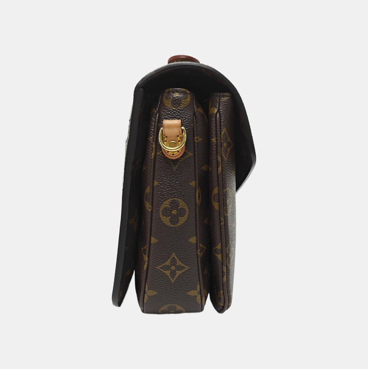 MÉTIS MM Monogram Coated Canvas Brown