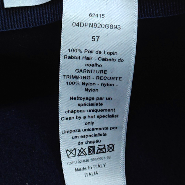 Gorro de nylon azul