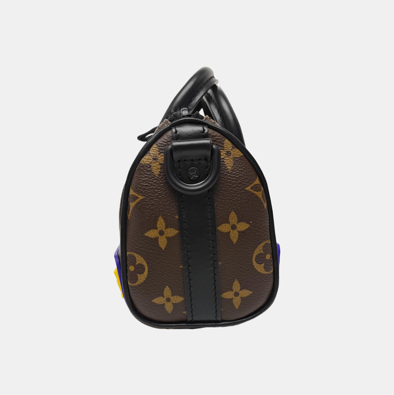 KEEPALL Nano Monogram Coated Canvas Brown