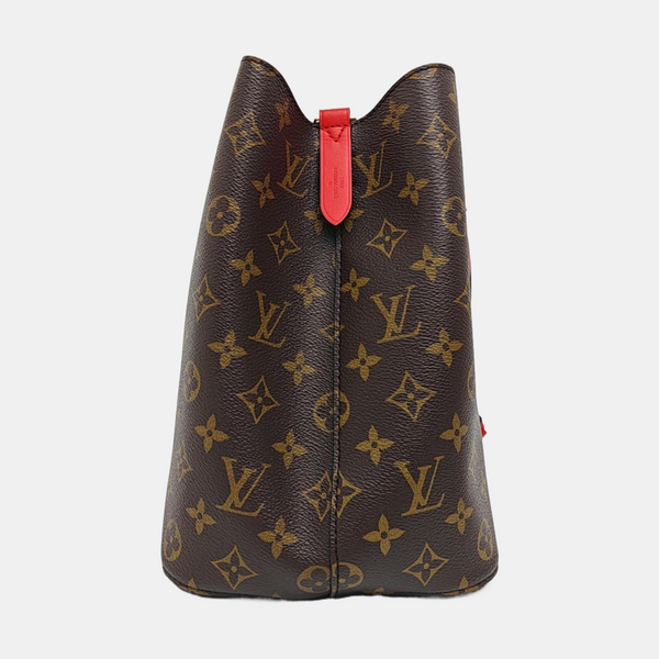 NÉONOÉ MM Monogram Coated Canvas Brown