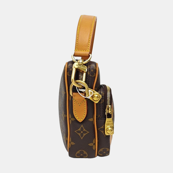 NIL Monogram Coated Canvas Brown