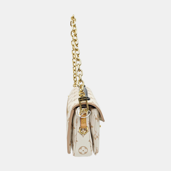 Monogram Calfskin PM Beige