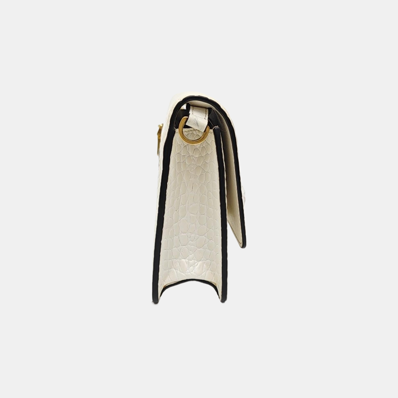 Calfskin Shoulder Bag White