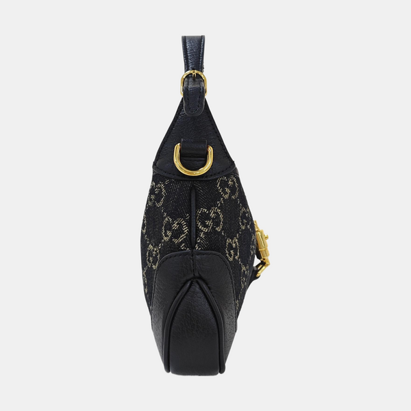 Jackie 1961 Mini Monogram Denim Black