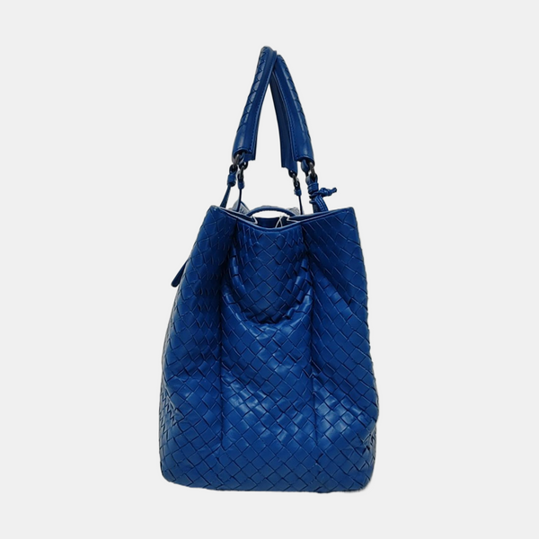 Authenticated pre-owned  Roma Calfskin Blue - Tote Bag at Looply
