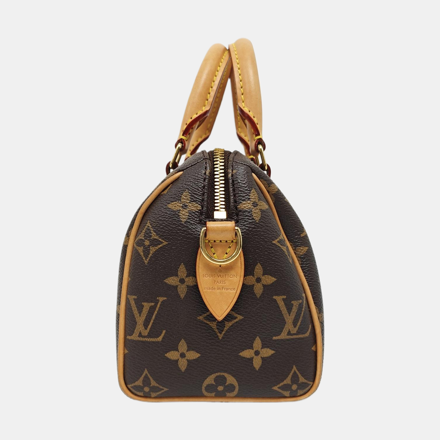 SPEEDY 20 Monogram Coated Canvas Brown