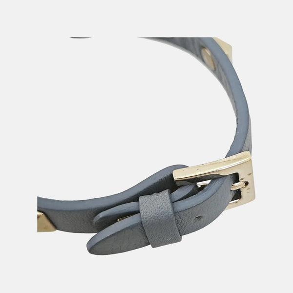 Leather Blue Bracelet