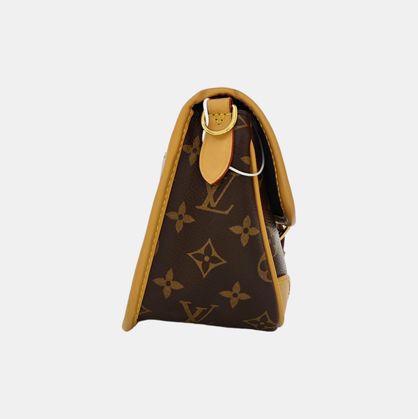 DIANE Monogram Coated Canvas Brown