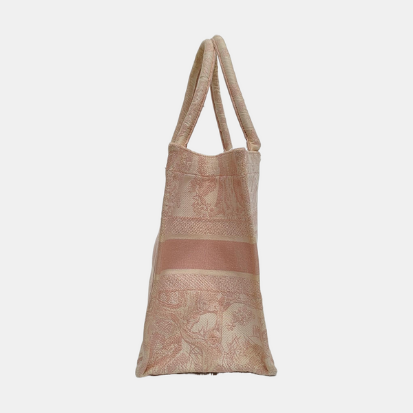 Book Tote Medium Canvas Pink