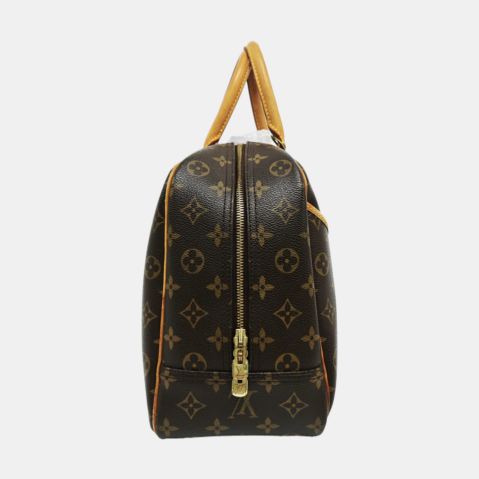 DEAUVILLE GM Monogram Coated Canvas Brown