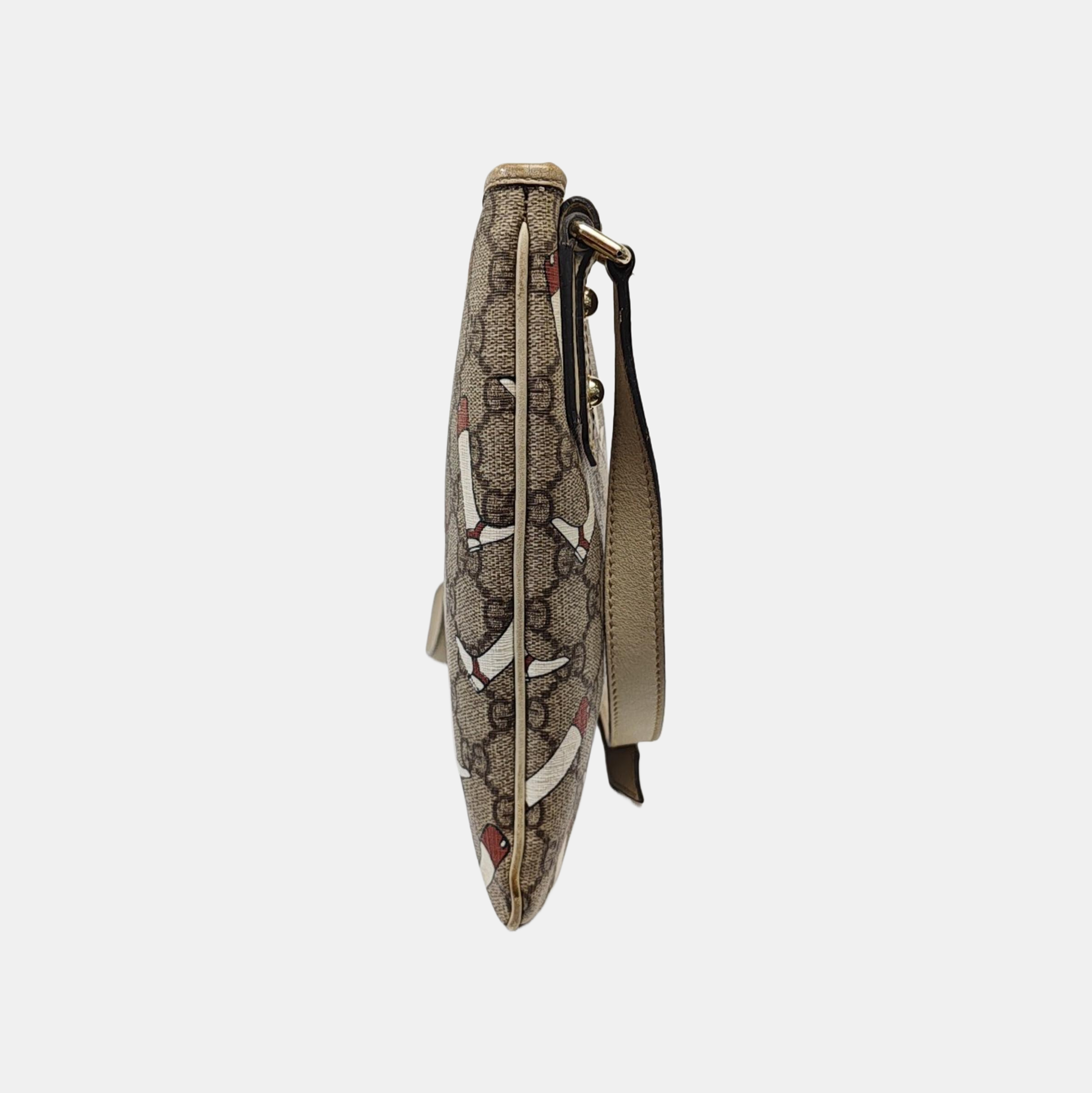 Monogram Coated Canvas Shoulder Bag Beige